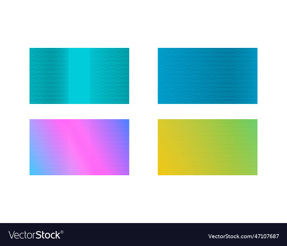 Set of graphic web background horizontal line vector image Set of graphic web background horizontal line