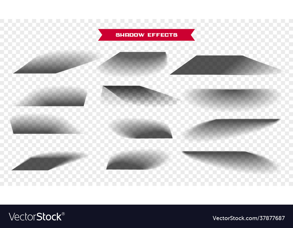 Shadow Object Collection - Transparent Background