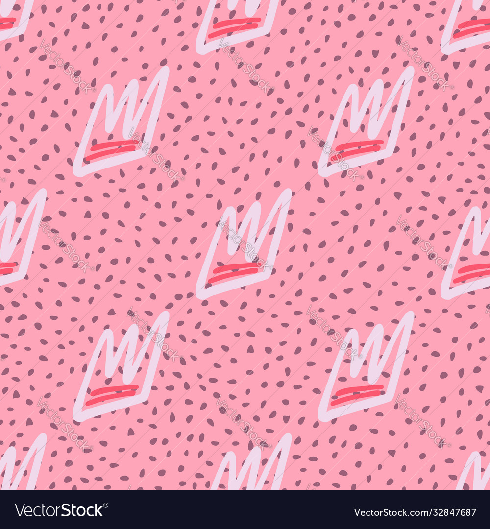 Simple seamless pattern with light contoured