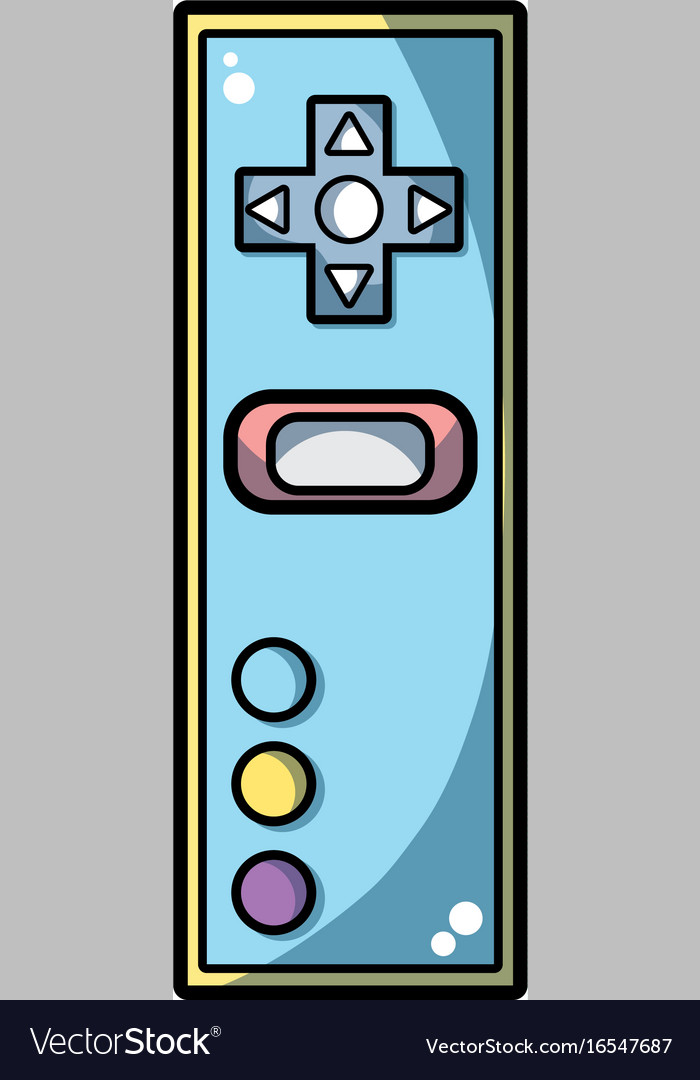 Videogame controller with buttons to play