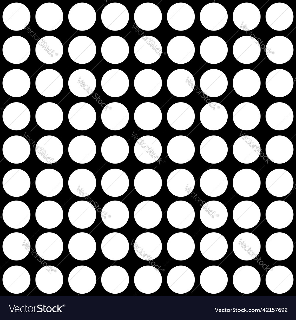 Circle basic shape mosaic repeatable pattern vector image Circle basic shape mosaic repeatable pattern