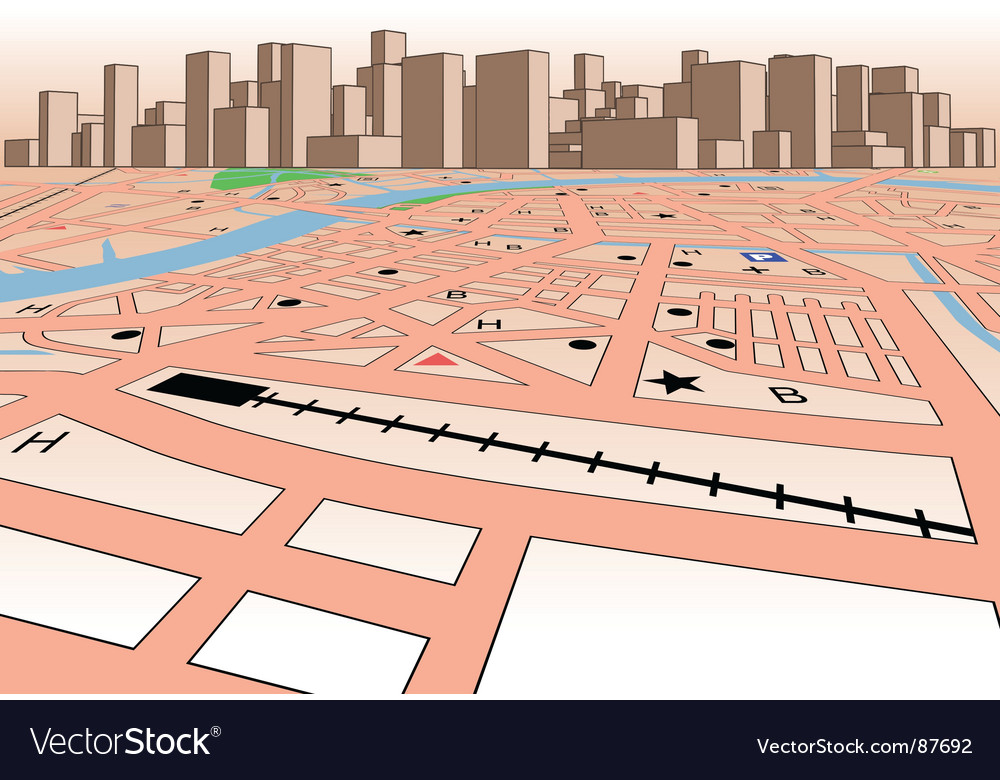 City Skyline Map