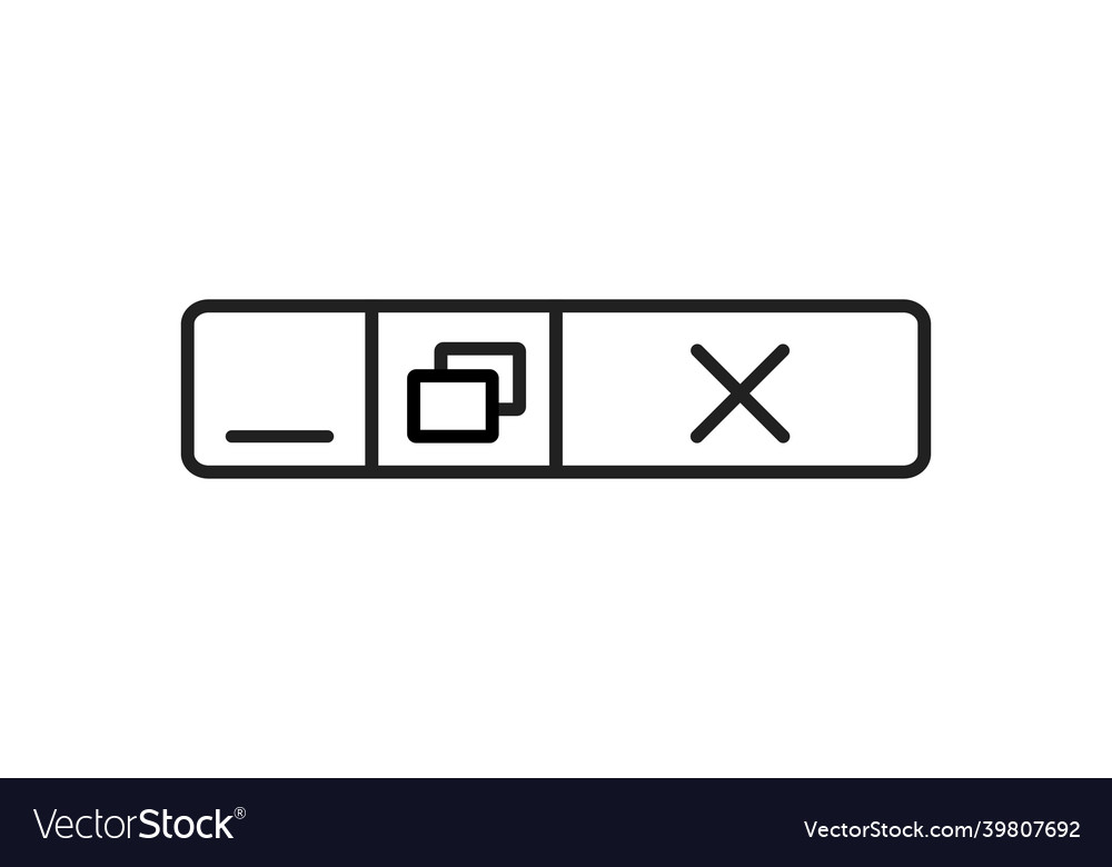 Close Web Window Button Concept