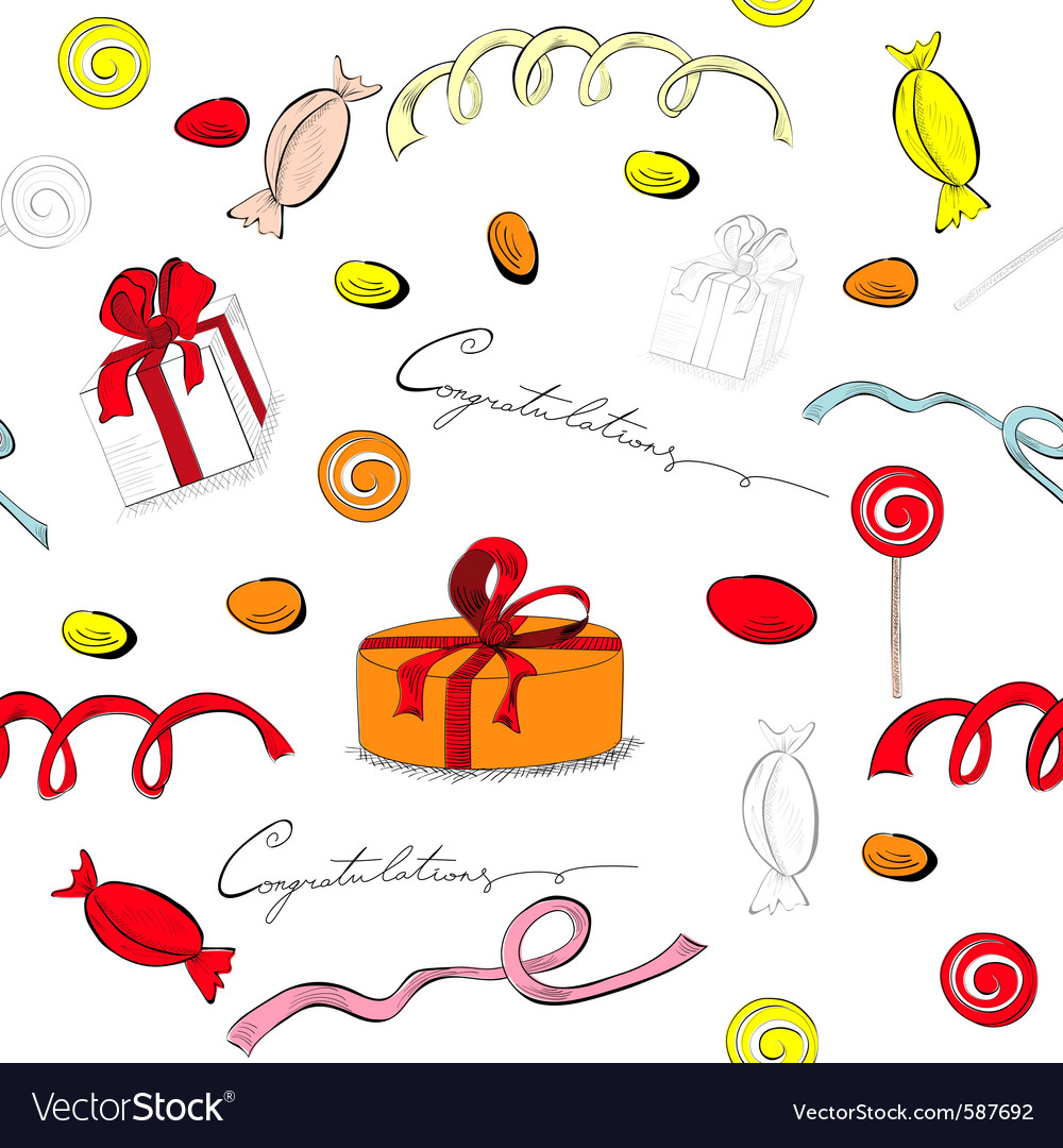 Decorative seamless pattern