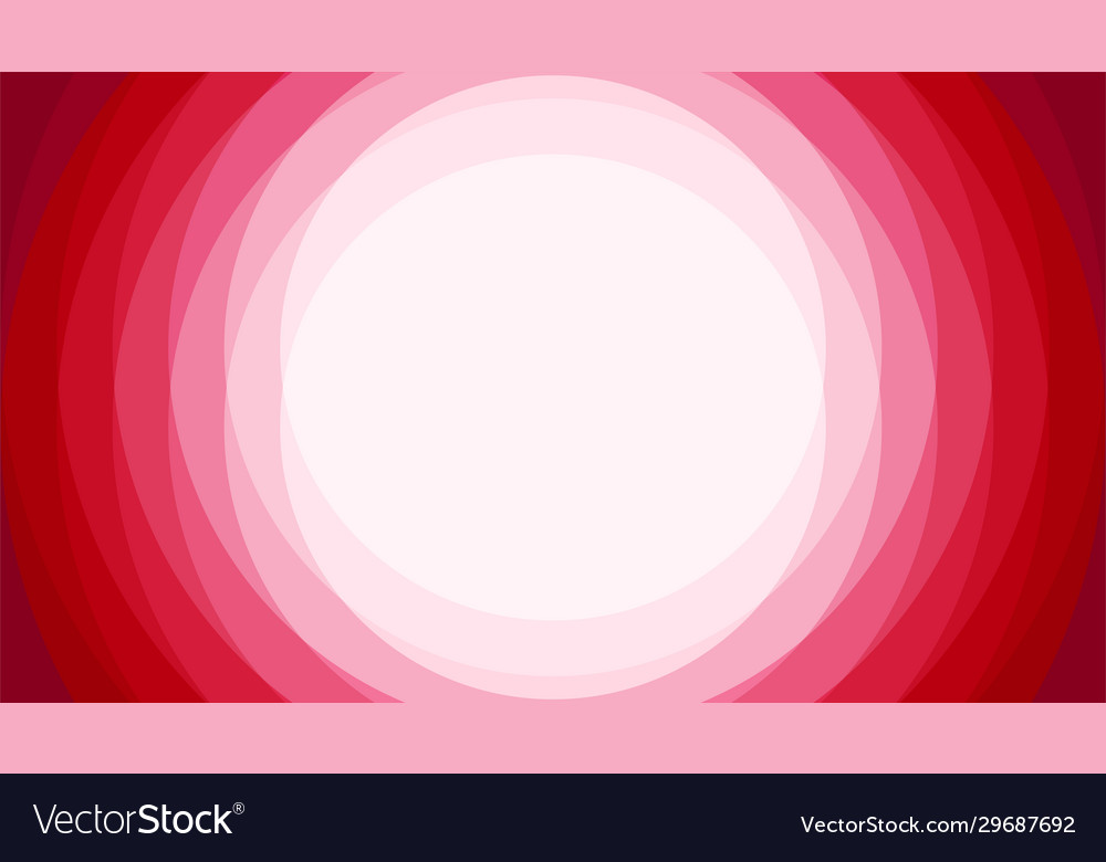 Red stack circle abstract background with copy