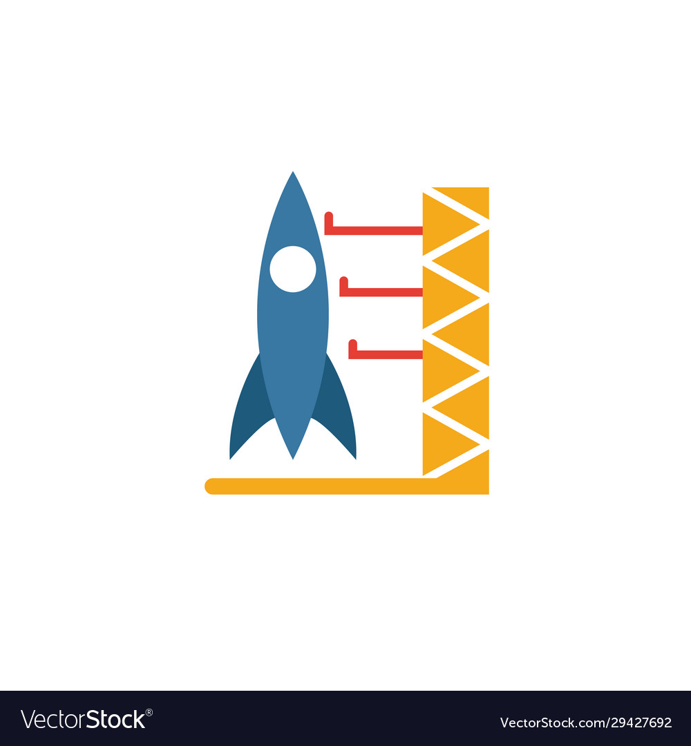 Spaceport icon simple element from space icons