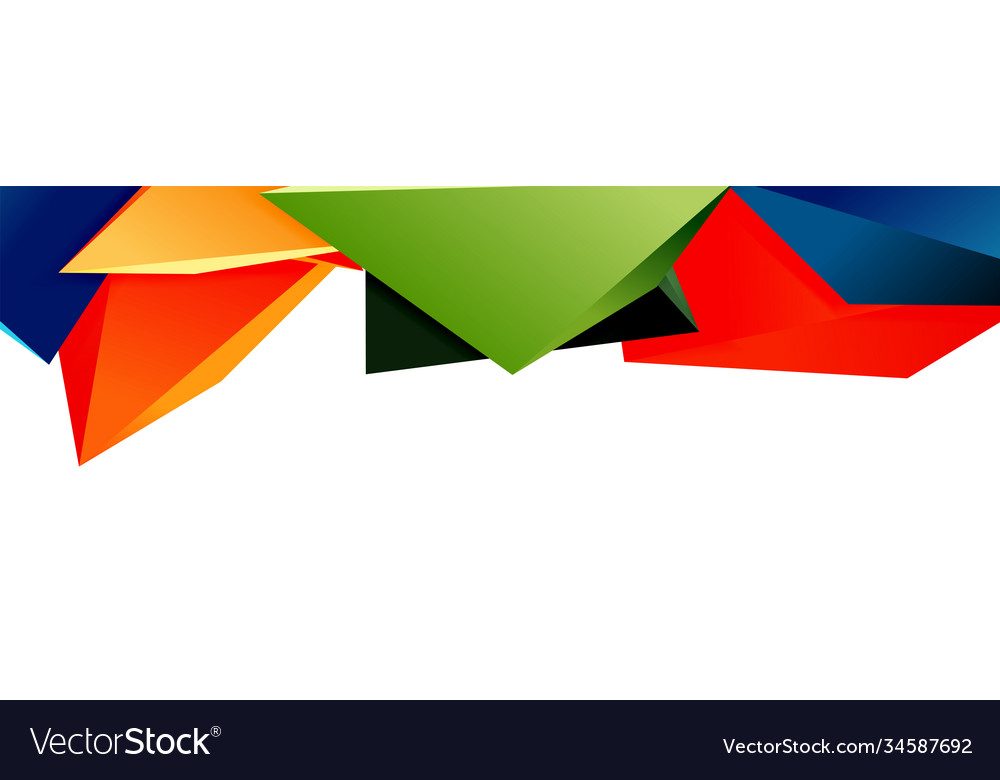Triangle mosaic abstract background 3d triangular Vector Image Triangle mosaic abstract background 3d triangular
