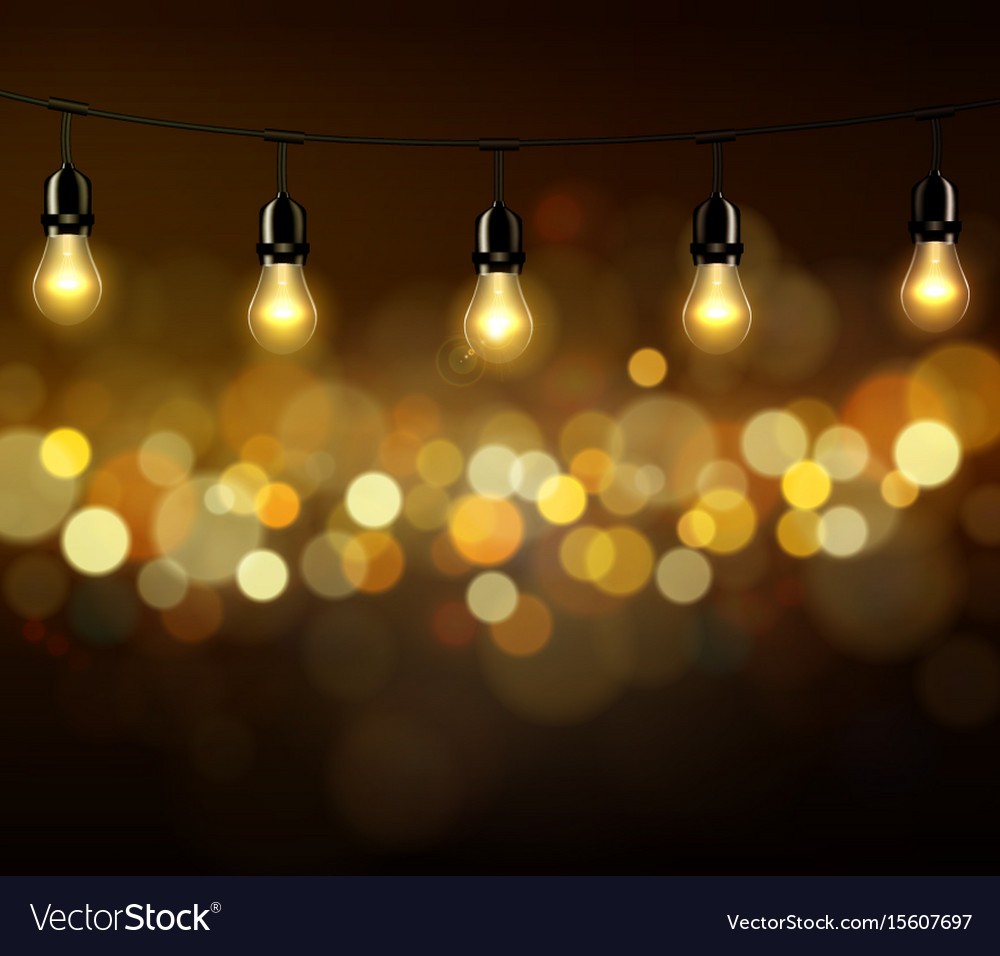 Abstract Bokeh Lights Background