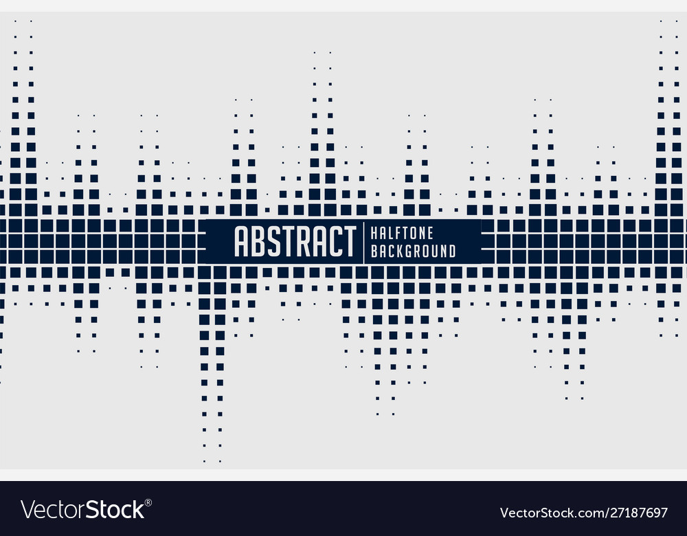 Abstract Sound Spectrum Halftone Background