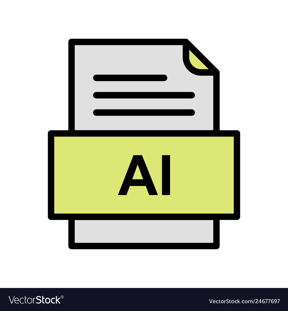 Ai file document icon