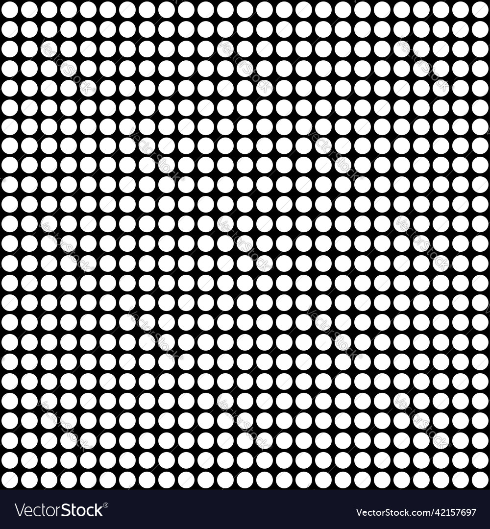 Circle basic shape mosaic repeatable pattern vector image Circle basic shape mosaic repeatable pattern
