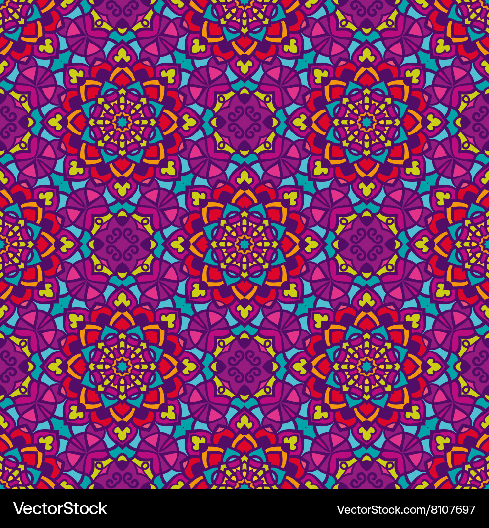 Ethnic seamless pattern Royalty Free Vector Image