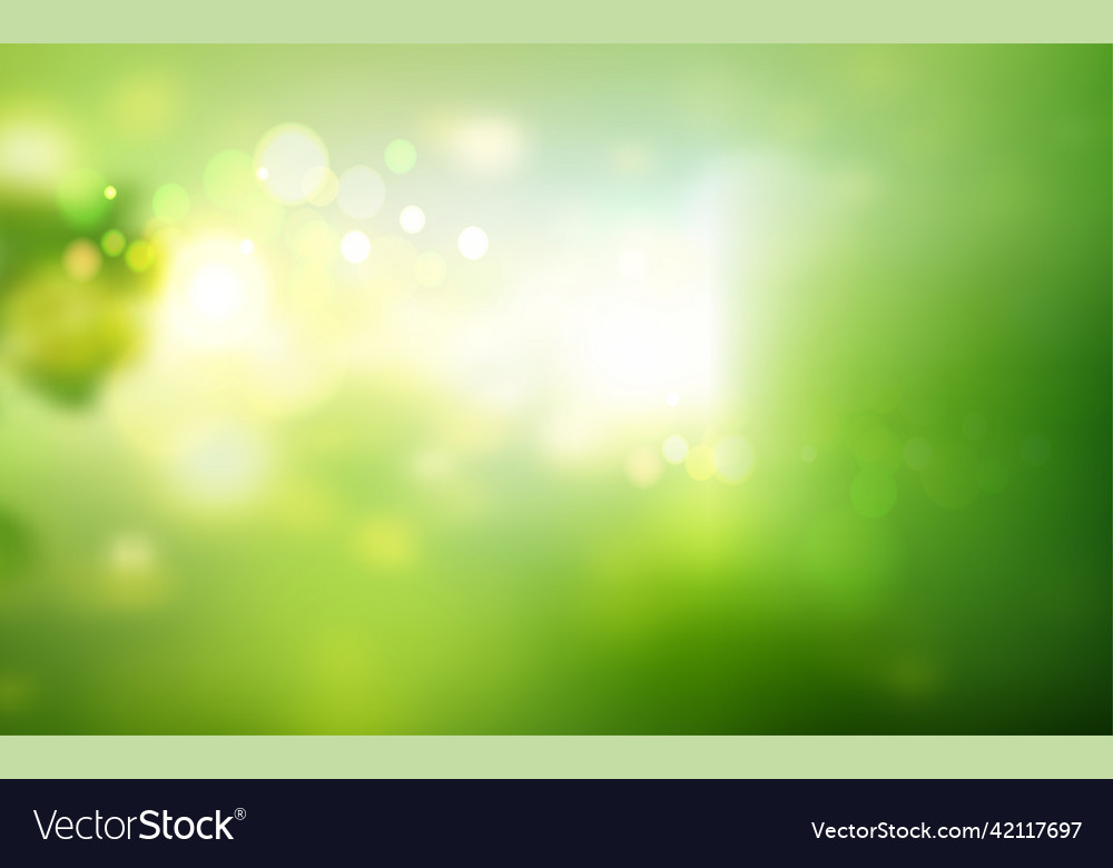 Green gradient background with sparkling light