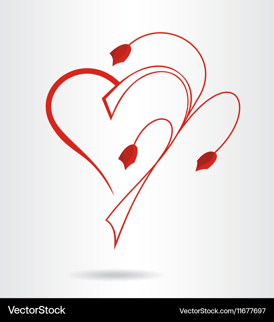 Heart Royalty Free Vector Image Vectorstock