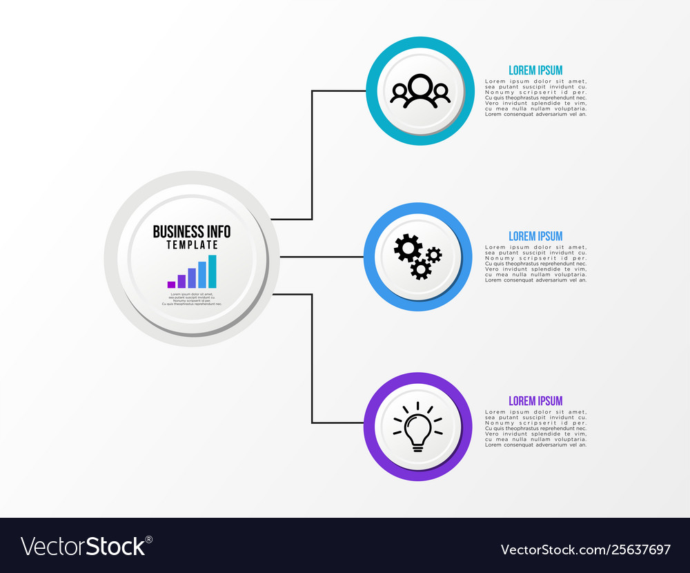Infographic design template with options steps