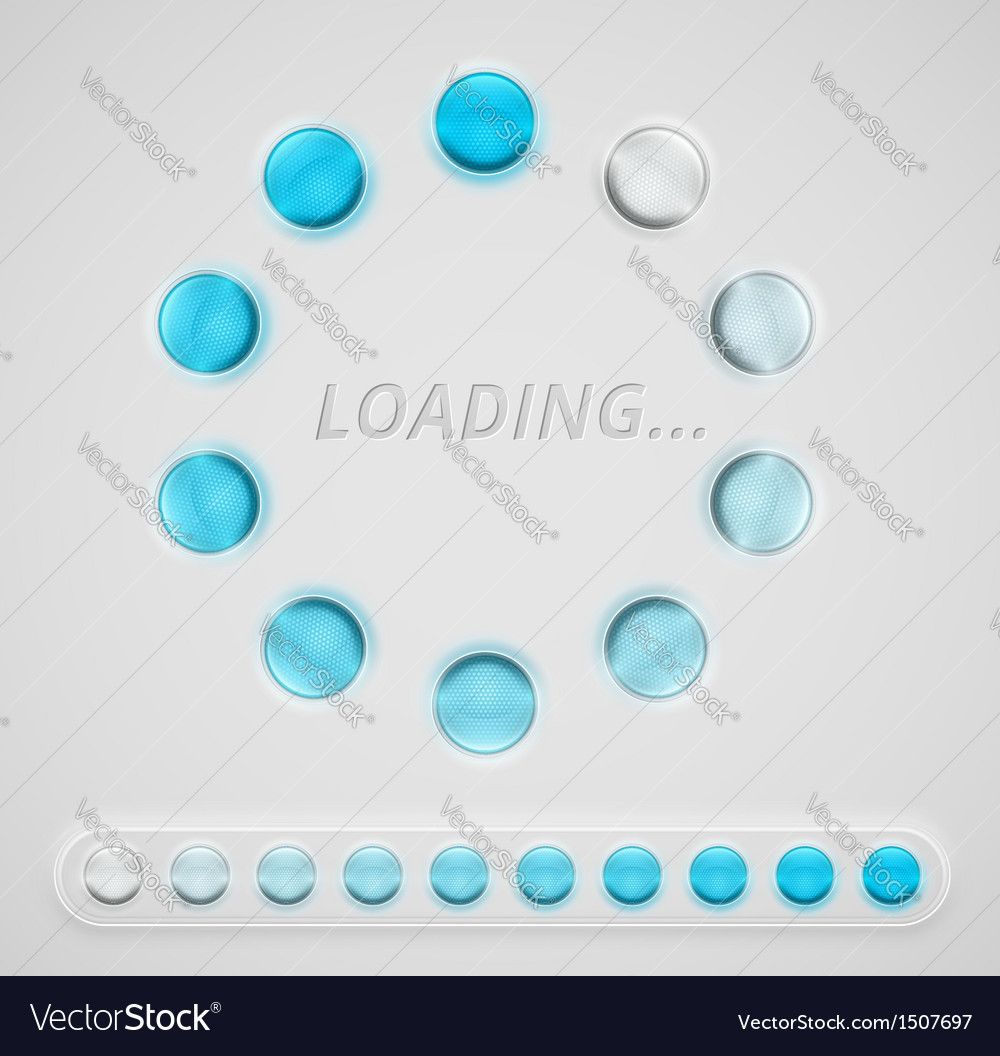 Loading interface Royalty Free Vector Image - VectorStock