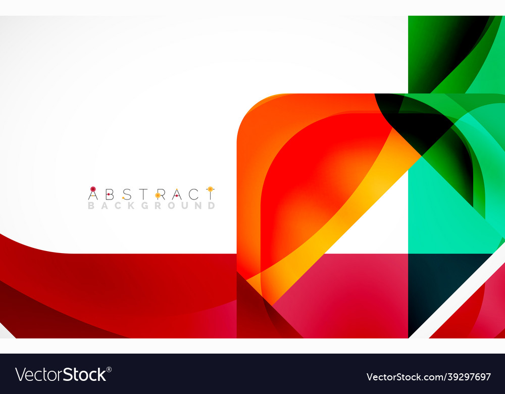 Minimal background abstract square shape vector image Minimal background abstract square shape