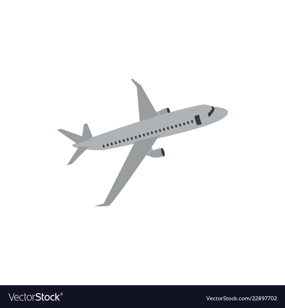 Aero plane graphic design template Royalty Free Vector Image