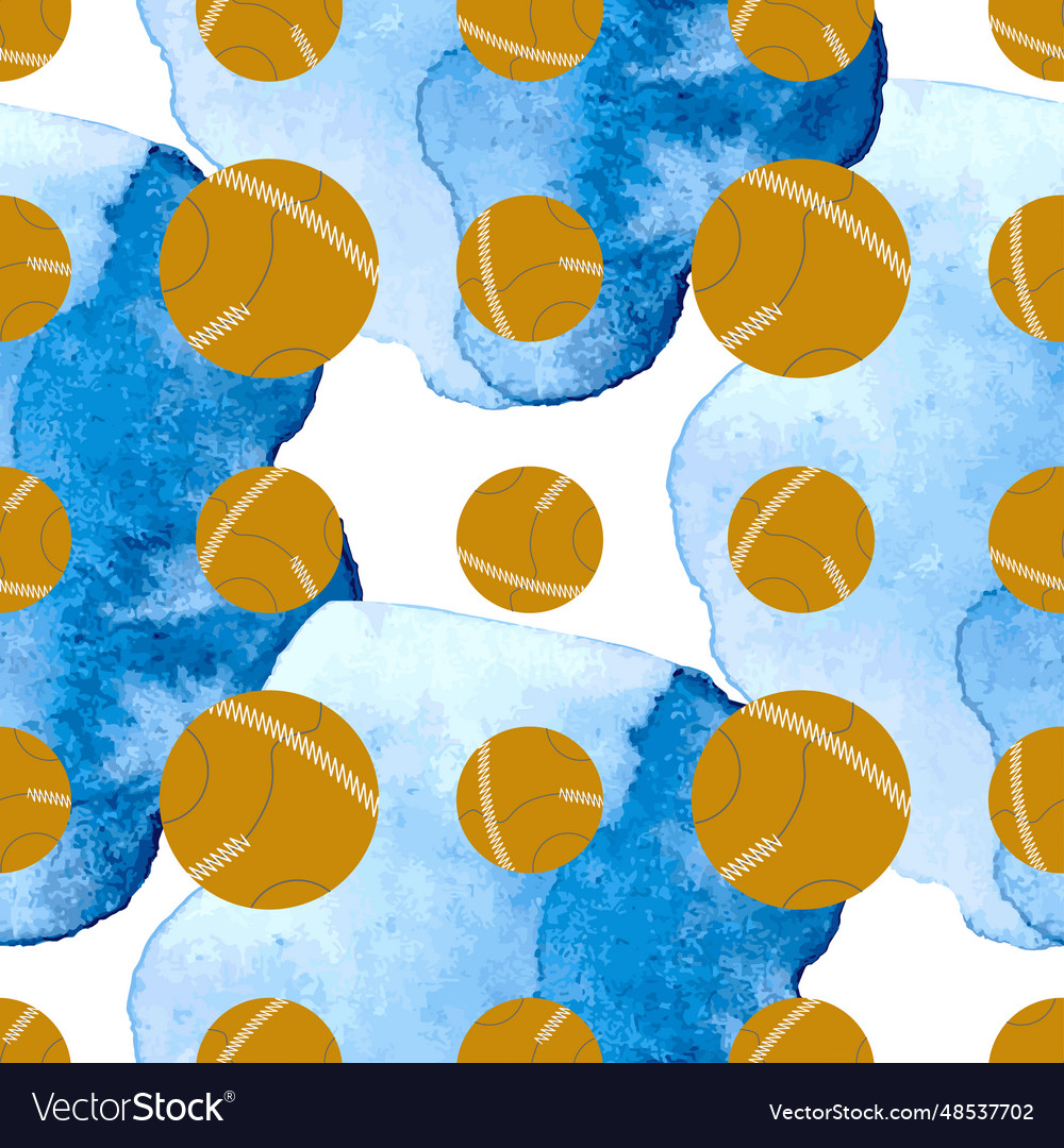 Basketball pattern seamless with ball vector image Basketball pattern seamless with ball