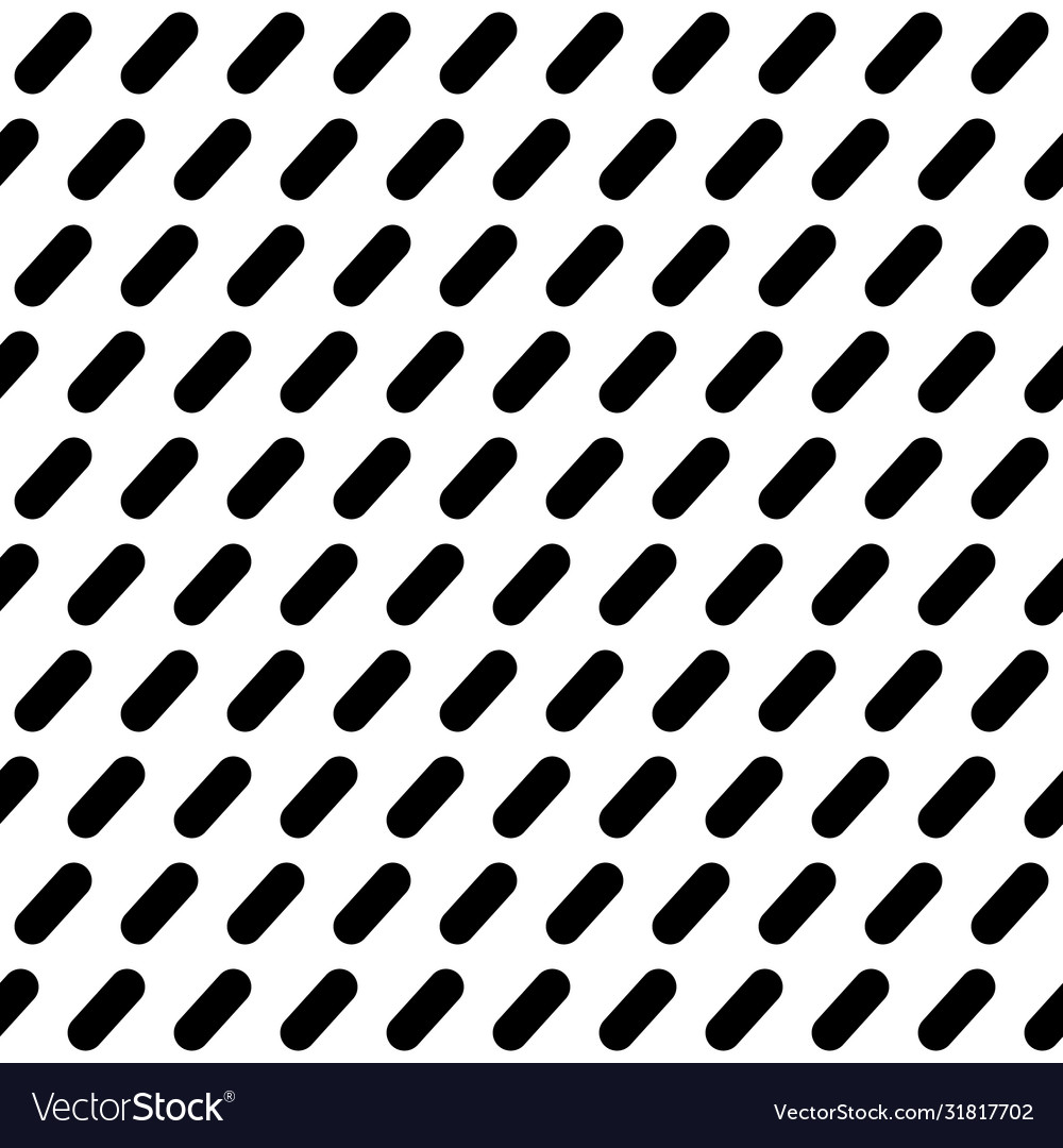 Black-white seamless pattern with diagonal