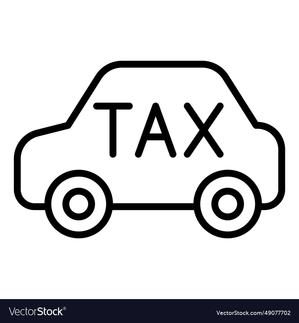 Car tax icon