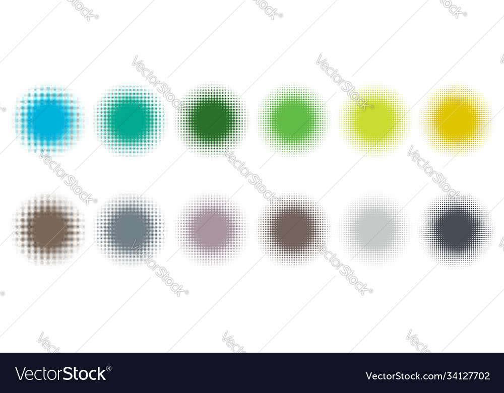 Colorful halftone pattern texture design element Vector Image Colorful halftone pattern texture design element