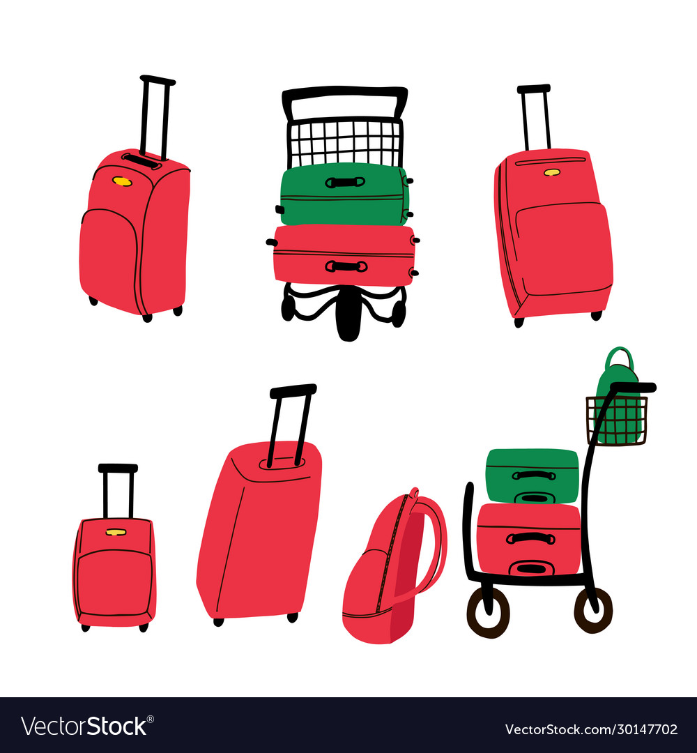 Colorful luggage