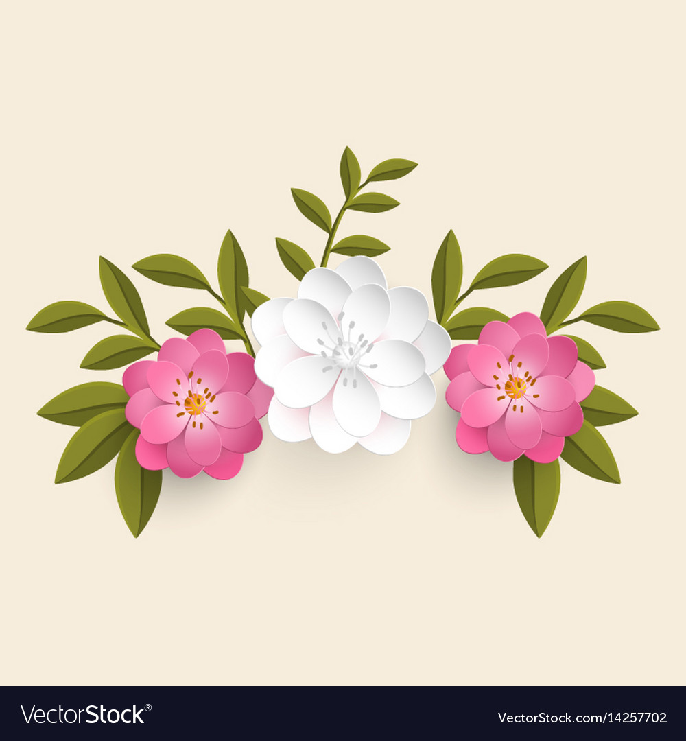 Floral design element for page Royalty ...