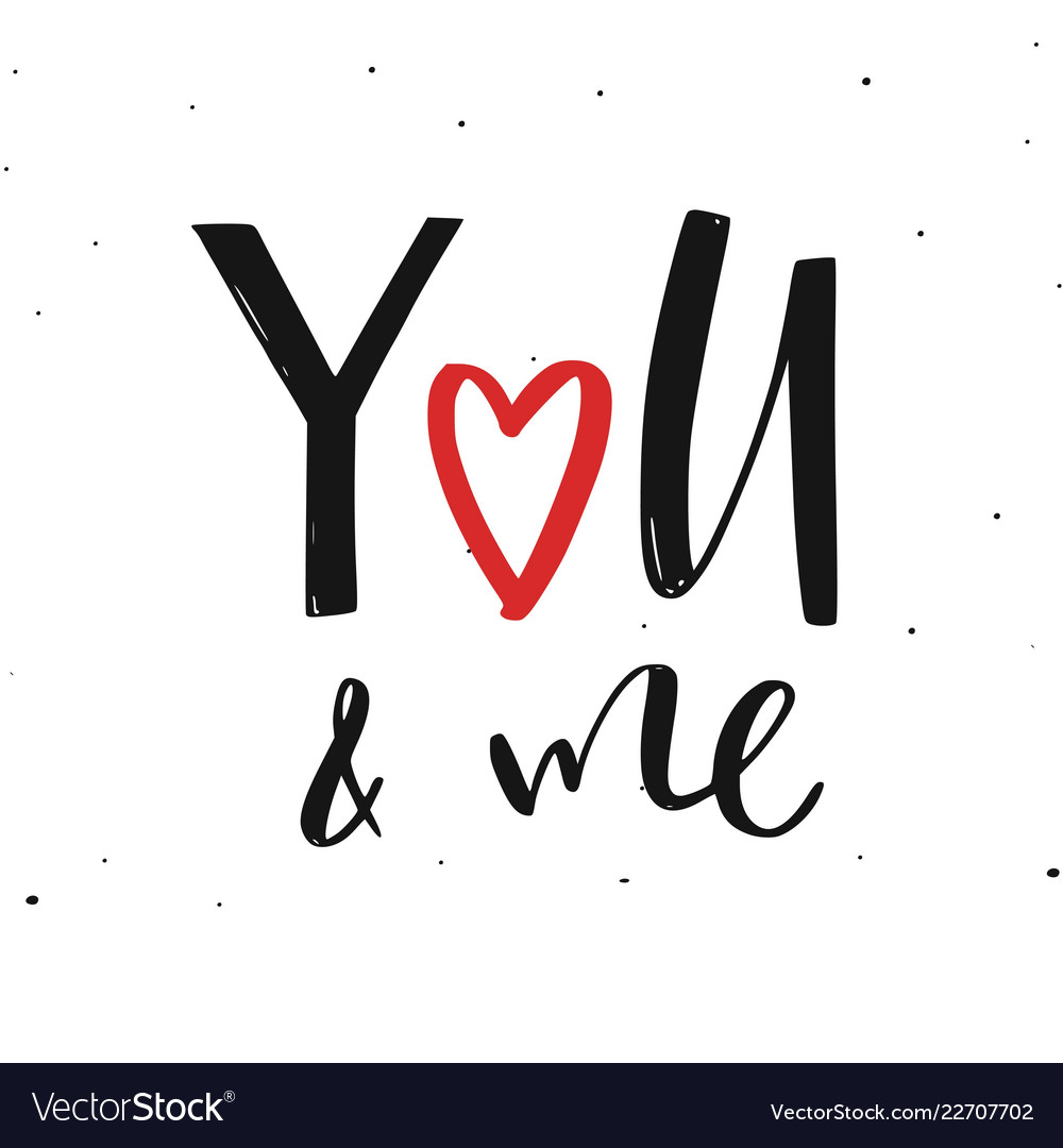 Happy valentines day modern lettering Royalty Free Vector