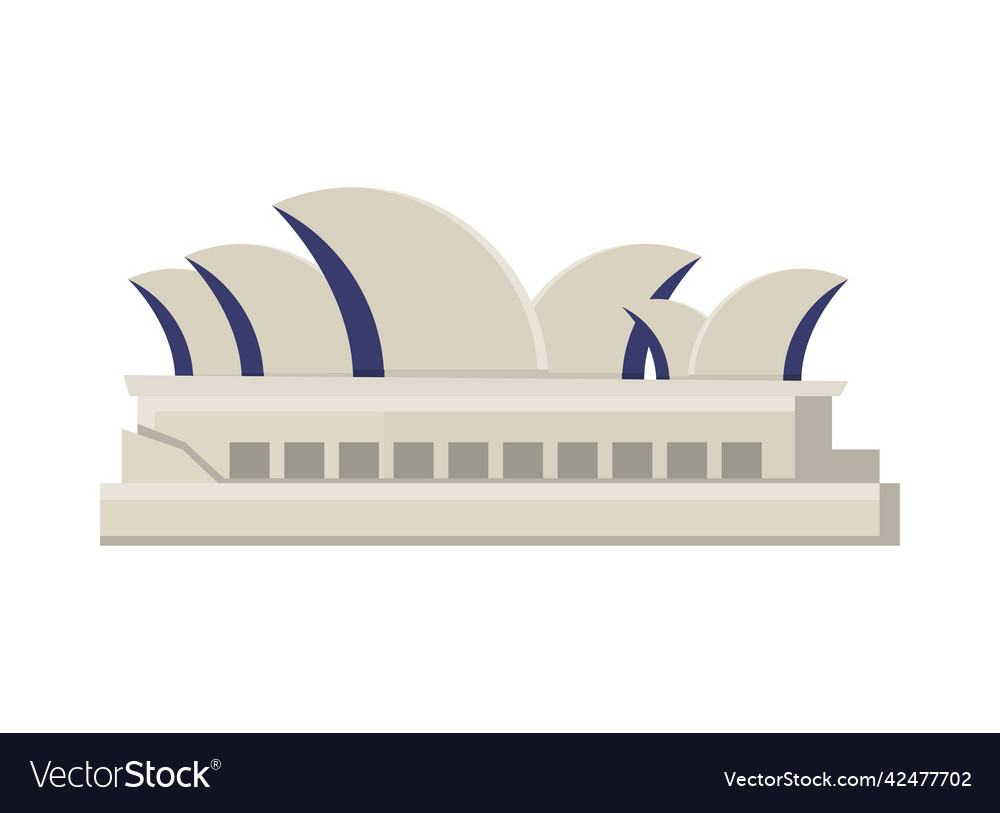 Opera house in australia icon Royalty Free Vector Image