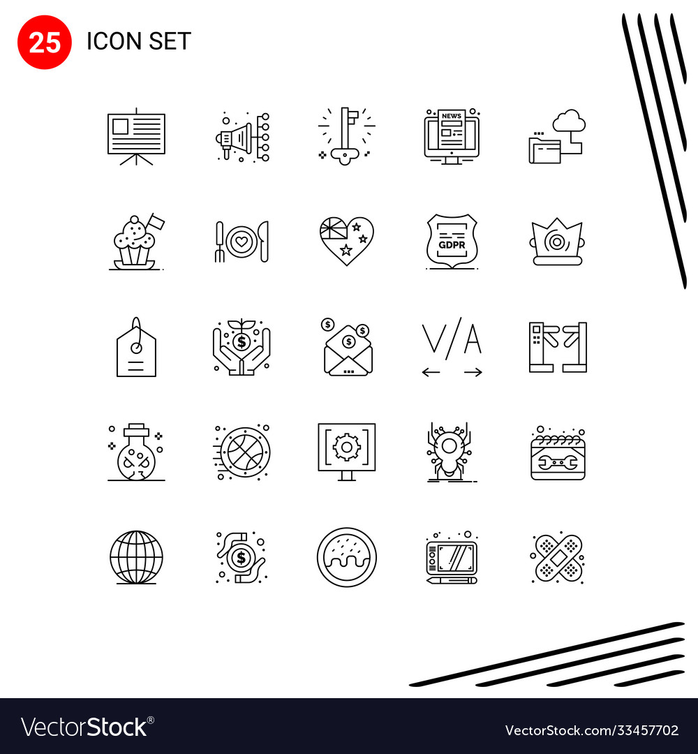 User interface pack 25 basic lines file