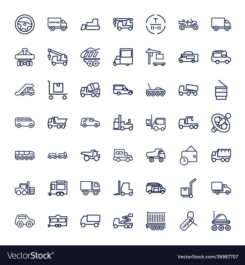 49 truck icons