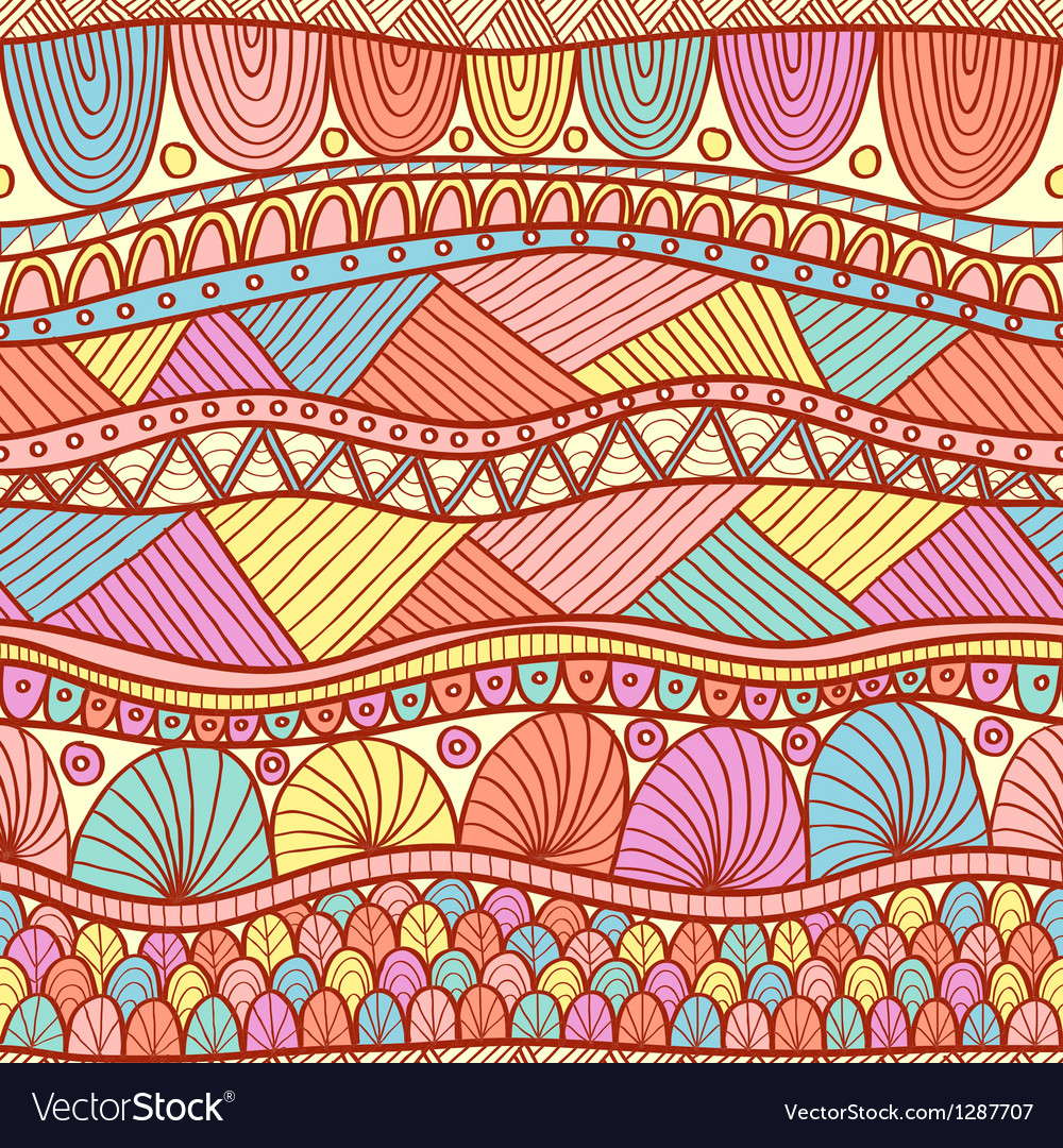 Ethnic pattern Royalty Free Vector Image VectorStock