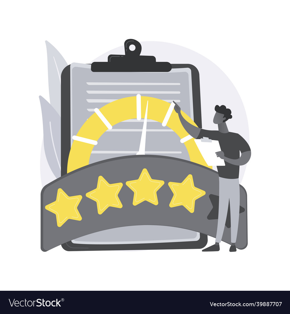 Performance rating abstract concept Vector Image Performance rating abstract concept