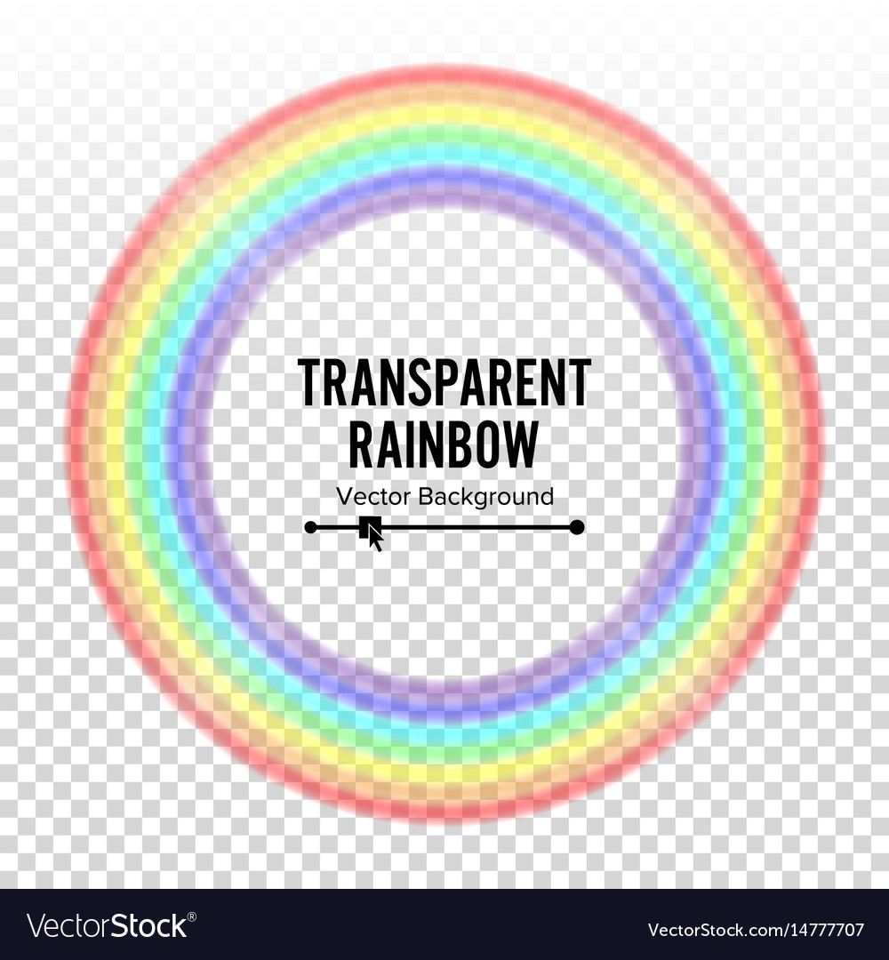 Rainbow circle element color spectrum