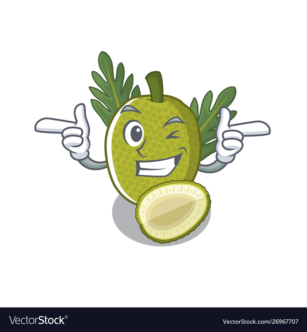 Wink breadfruit with in character shape