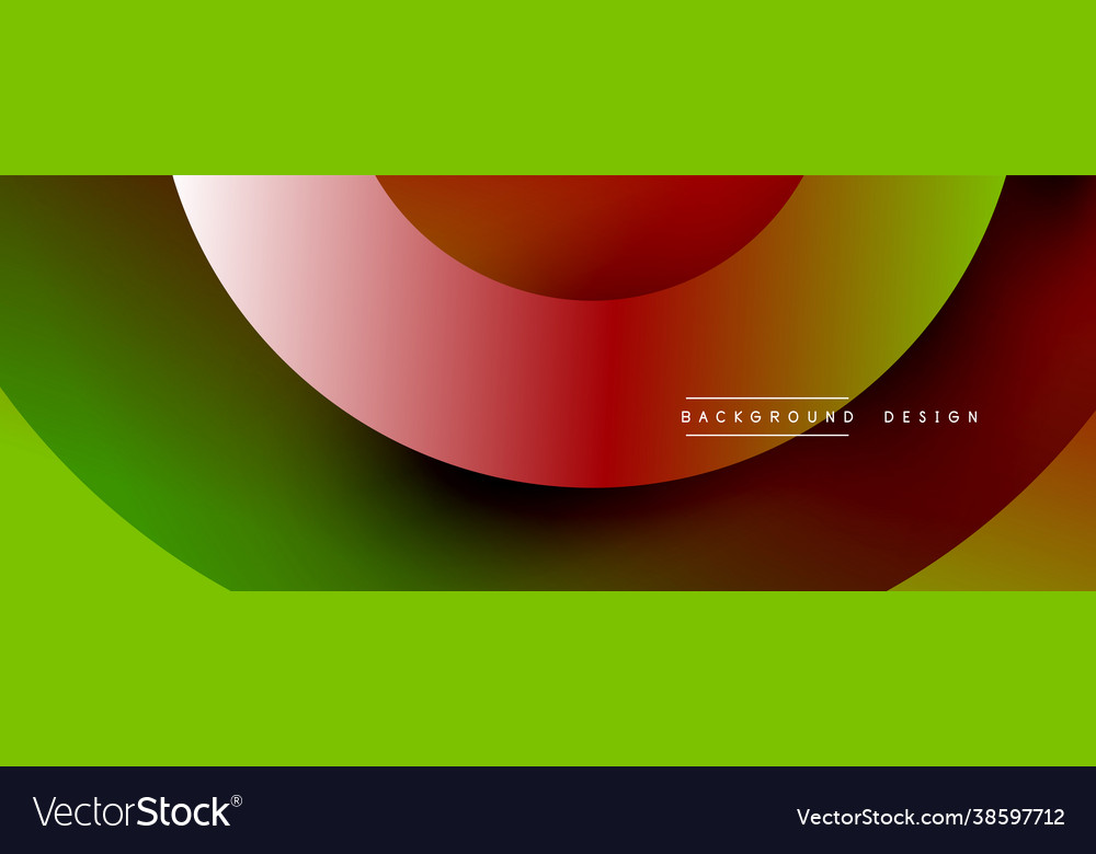 Abstract overlapping lines and circles geometric