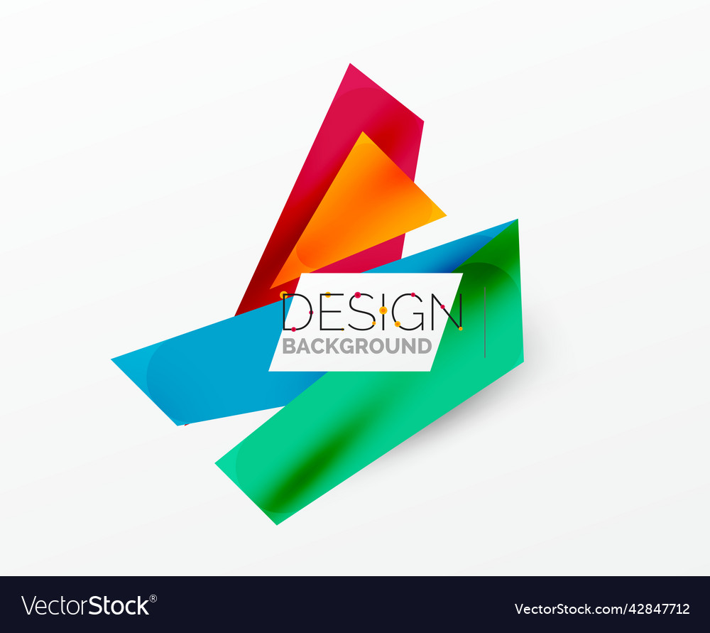 Background abstract overlapping shapes minimal vector image Background abstract overlapping shapes minimal