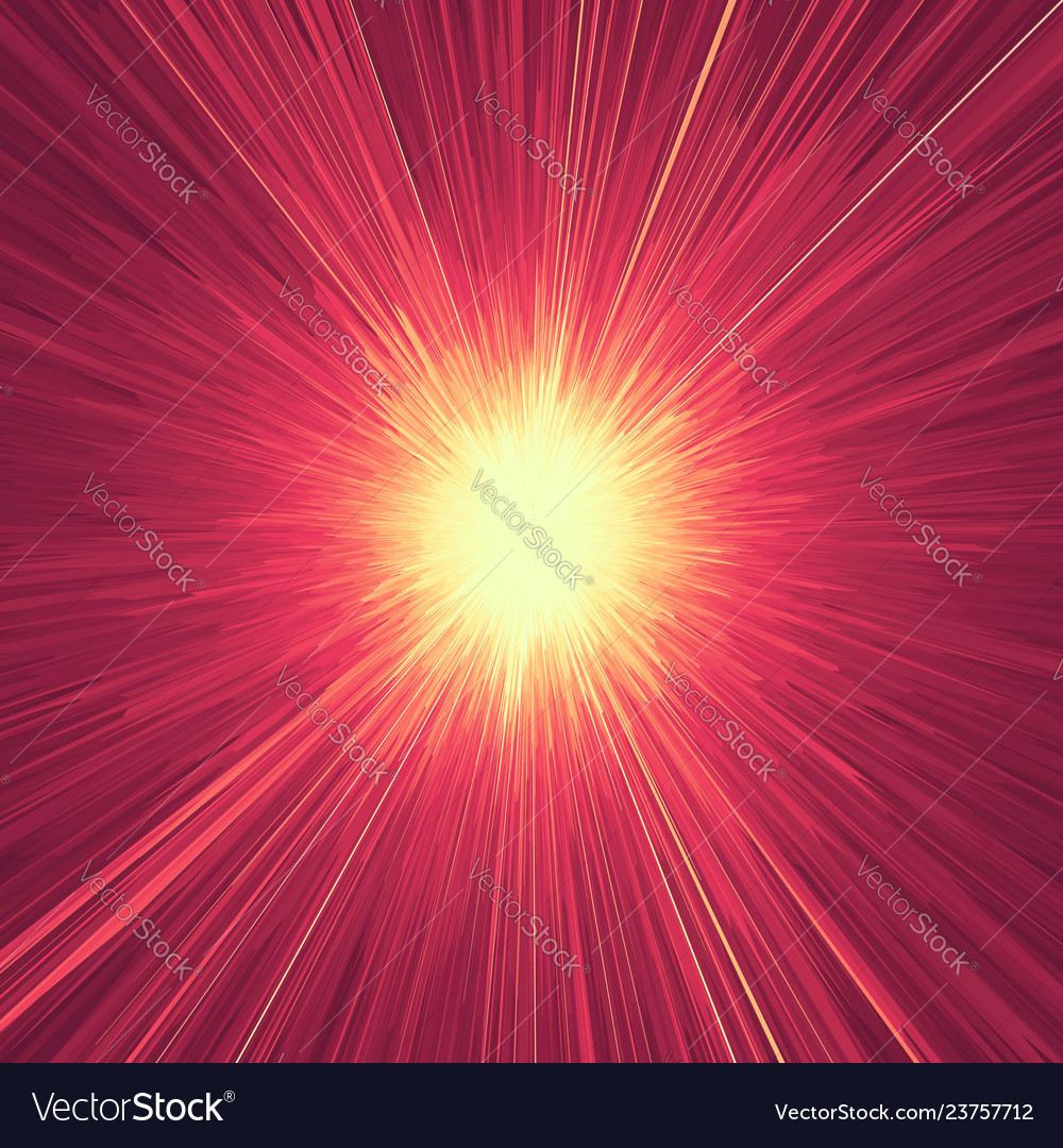 Background with explosion starburst dynamic lines