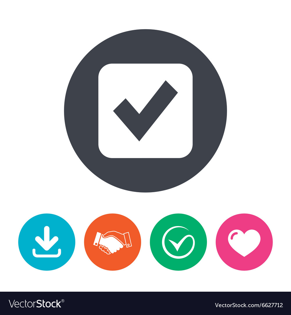 Überprüfen Sie die Zeichenzeichen-Symbol-Checkbox-Taste
