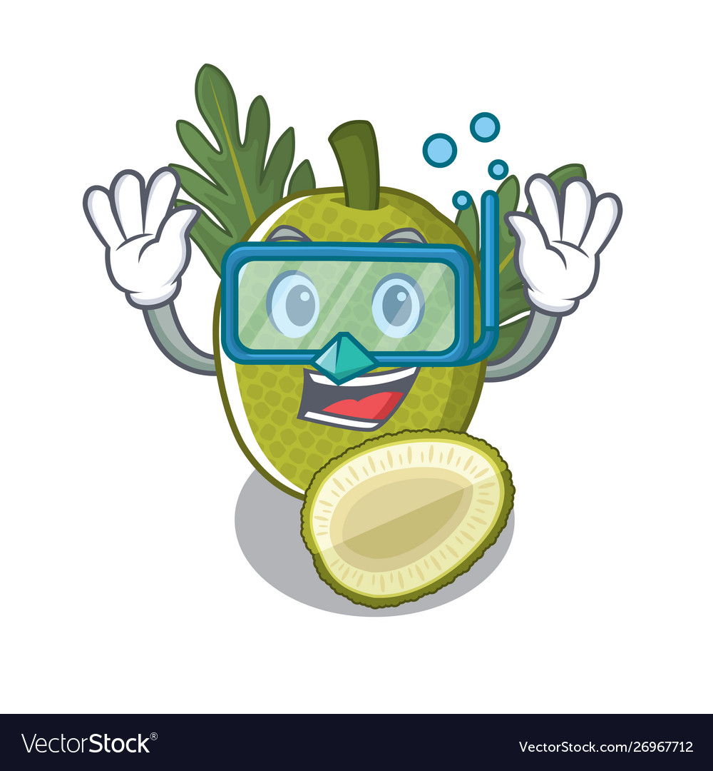 Diving breadfruit with in character shape