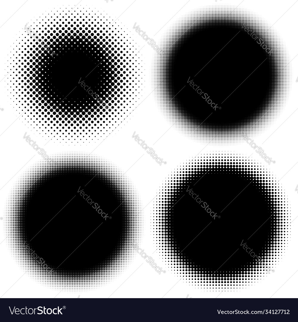 Halftone pattern texture circles dots screentone