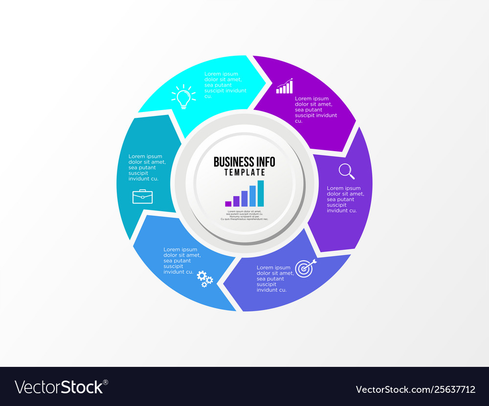 Infographic design template with options steps