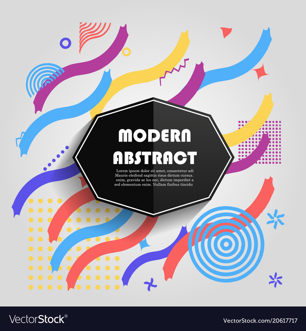 Abstract colorful geometric pattern design