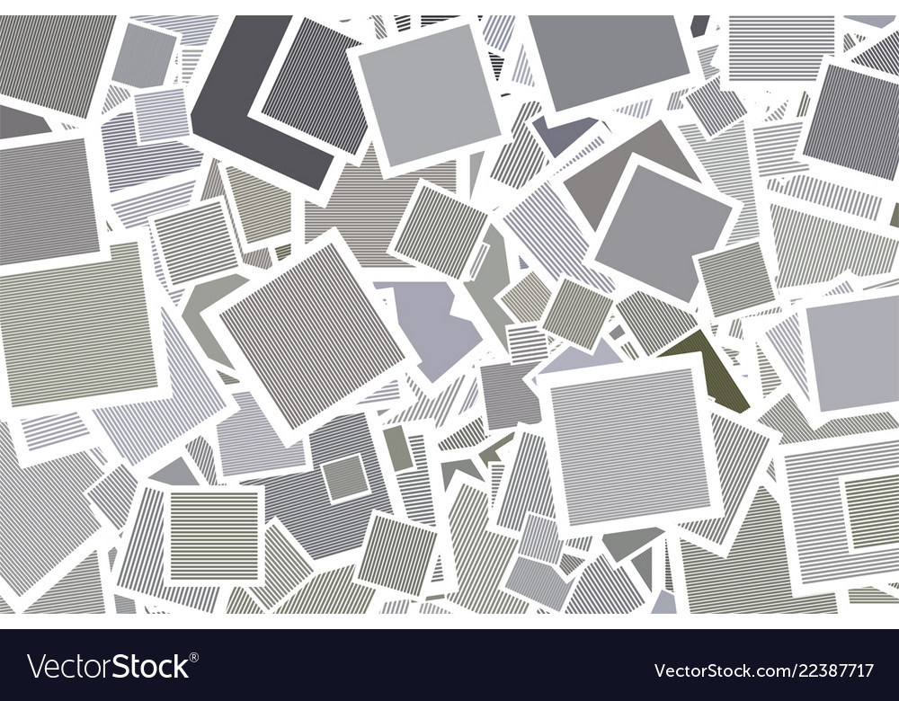 Abstract square with lines design art graphic