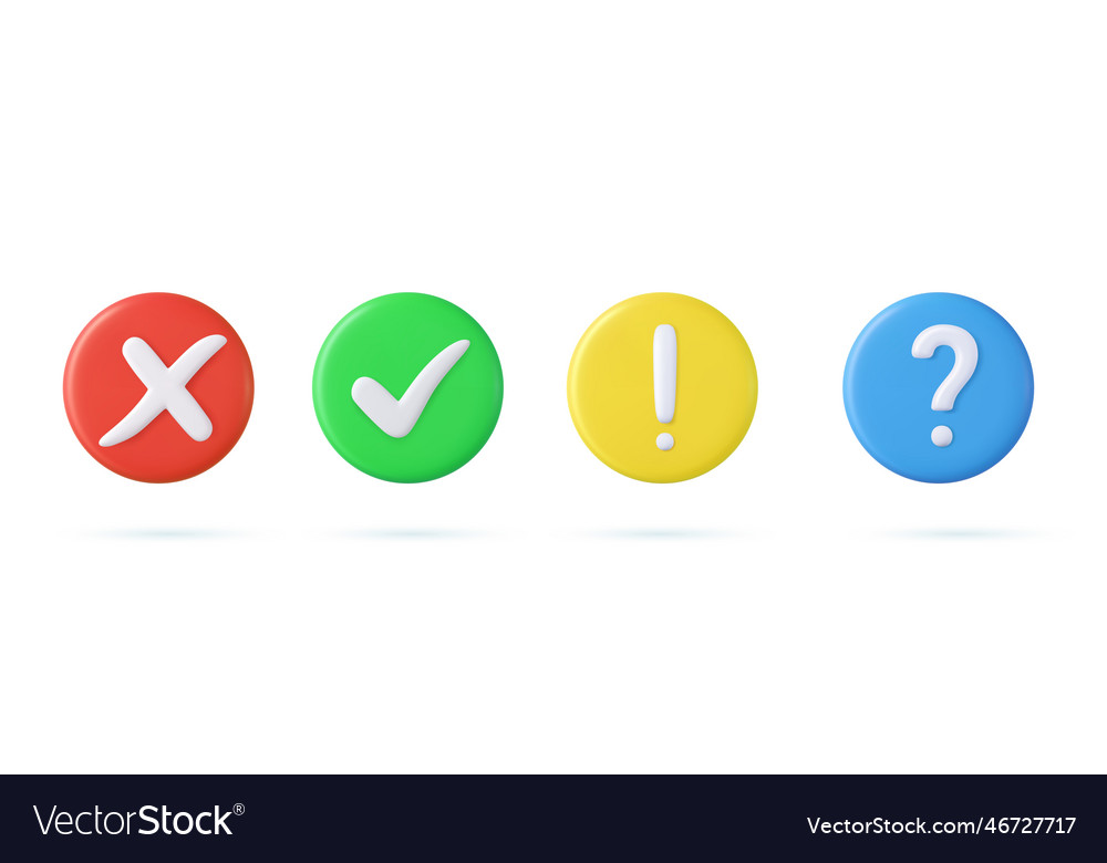 Check Mark Button - Question & Attention