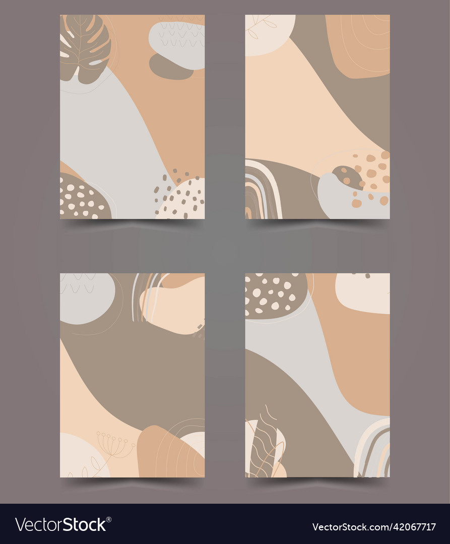 Geometric minimal collection abstract background
