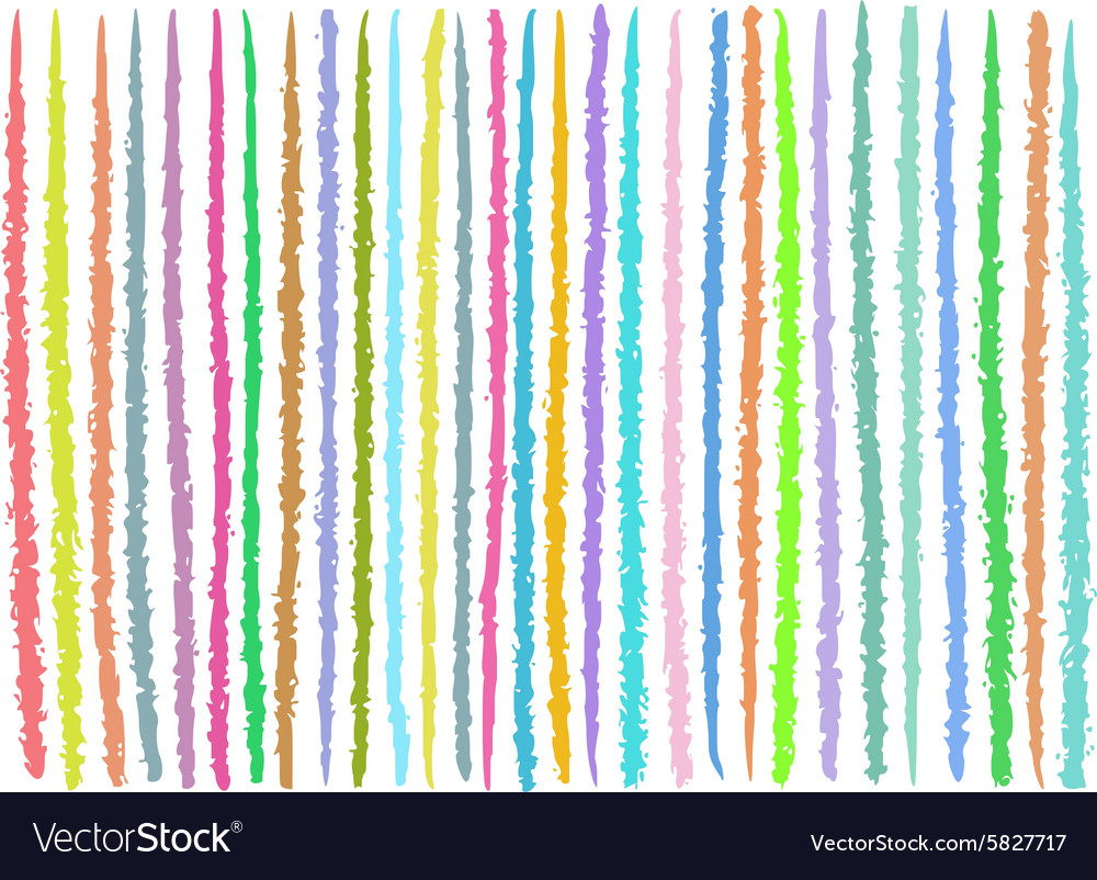 Irregular lines pattern in mixed colors over white