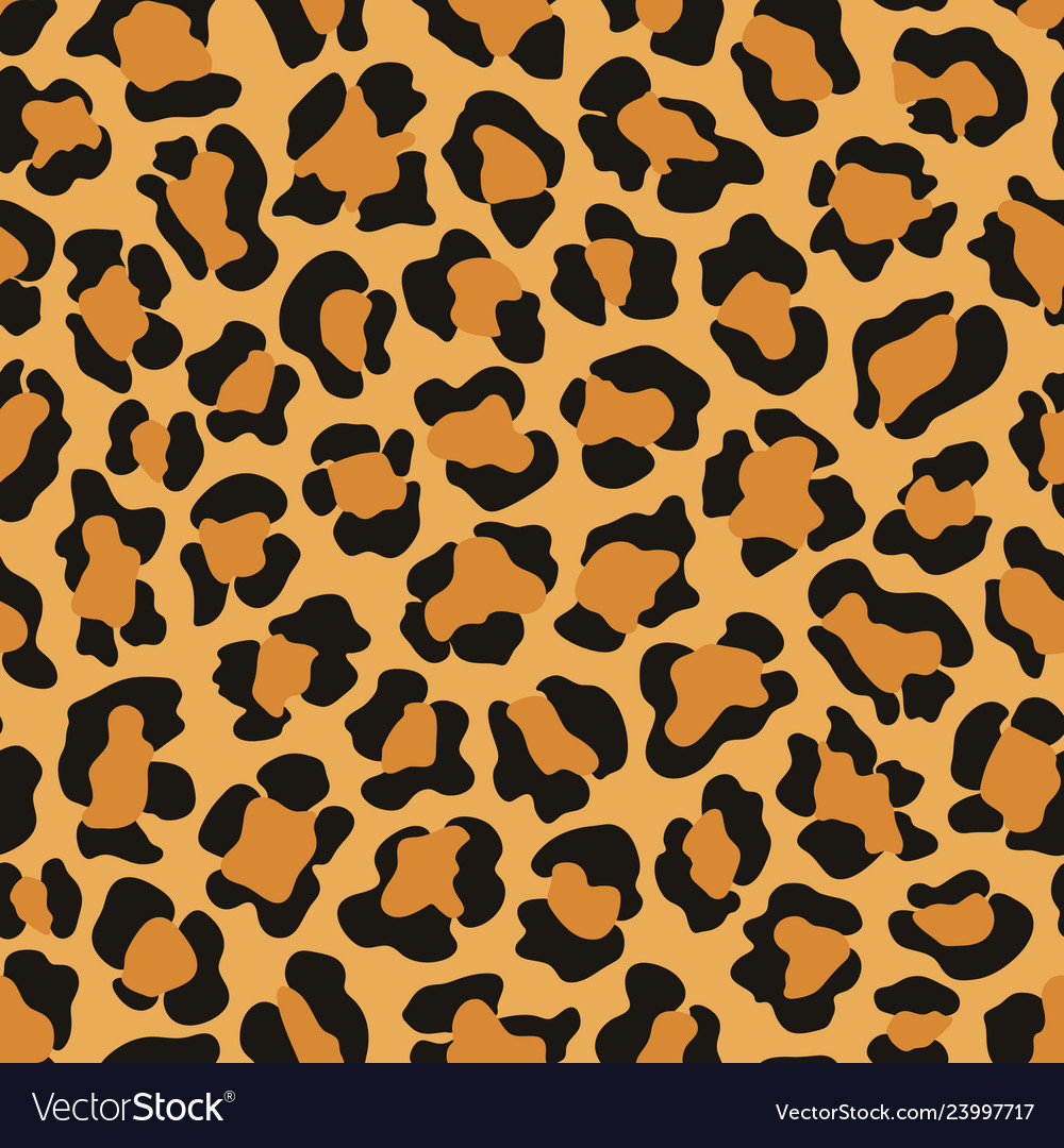 leopard print vector seamless