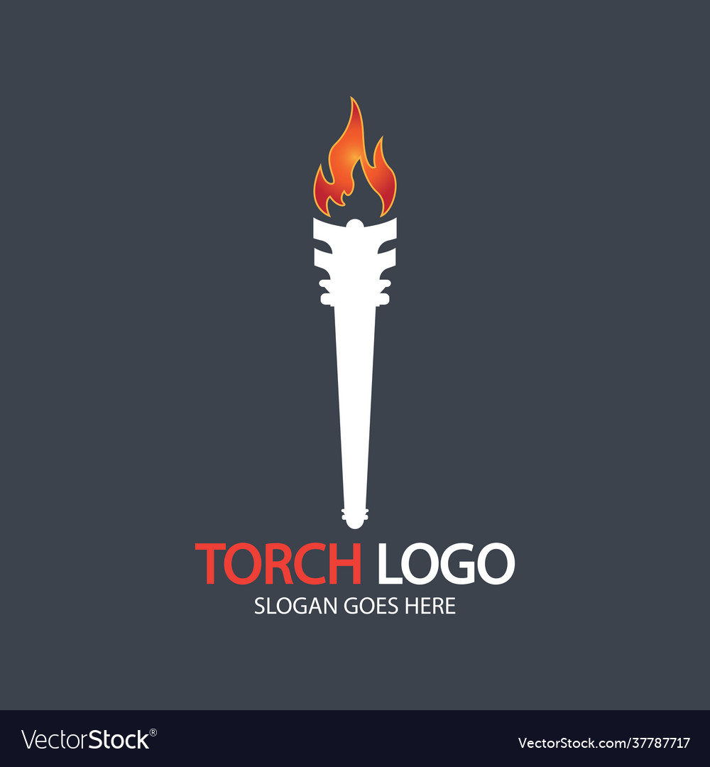 Torch Symbol Design Vorlage